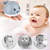 Omzer Baby Light Up Bath Toys, Whale Spray Sprinkler Water Toy With Led Light For Toddlers Kids, Automatic Induction Sprinkler Bathtub Toys Bathroom Shower Swimming Pool Outdoor Water Toy (gray)