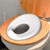 Toilet Training Seat For Boys And Girls, Fits Round & Oval Toilets, Non Slip With , Has Storage Hook Grey