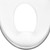 Toilet Training Seat For Boys And Girls, Fits Round & Oval Toilets, Non Slip With , Has Storage Hook Grey