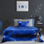 Piccocasa Soft Polyester 2-pieces Galaxy Bed Sheets Bedding Set  Blue Twin