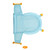 2pcs Portable Baby Bath Net Shower Seat Support Mat Pad T-shaped Infant Anti-slip Bathtub Rack