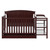 Storkcraft Steveston 5-in-1 Convertible Baby Crib & Changer, Espresso