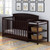 Storkcraft Steveston 5-in-1 Convertible Baby Crib & Changer, Espresso