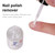 Kaou 10ml Nail Remover Glue Wide Application Harmless With Brush Powerful Debonding Anti Gelling Agent For Fake Fingernails