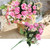 Eco-friendly And Durable Artificial Rose, Artificial Bouquet, For Weddings Gardens Centers Peach