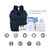 Large Capacity Mummy Maternity Nappy Bag Multifunctional Diaper Backpack Waterproof Mummy Bag Fashionable Travel Backpack For Baby Care, Navy Blue