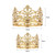 Cake Topper Realistic Looking Rust-proof Metal Crown Cake Topper Royal Themed Baby Shower Decoration For Home