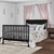 Dream On Me Cape Cod 5 In 1 Convertible Crib, Black
