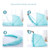 Merbary Baby Bed Portable Folding Crib Mosquito Net Portable Cots Newborn Foldable Crib Bottomless Anti-bug Crib Sun Shelter
