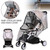 Mlfire Baby Stroller Rain Cover, Waterproof Stroller Pushchair Wind Dust Shield Cover Universal Size For Infant Pram Buggy Covers Protect Baby From Weather Rain Wind Bug Net Fly Shade Shield