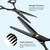 Lexvss Hair Cutting Scissors  Set, Hair Dressing Scissors Kit, Thinning Shears, Munual Sharp Scissors, Clips And Windowed Cape