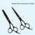 Lexvss Hair Cutting Scissors  Set, Hair Dressing Scissors Kit, Thinning Shears, Munual Sharp Scissors, Clips And Windowed Cape