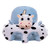 Cute Baby Sofa Cover Learning To Sit Seat Feeding Chair Case N/cotton (a)
