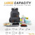 Haptim Multi-function Large Baby Diaper Bag Backpack W/stroller Straps-insulated Bottle Pockets-changing Pad,stylish & Durable(dark Gray-5284)