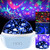 Night Light For Kids Baby Star Projector Night Light Lamp 360 Degree Rotating 2 In 1 Ocean Starry Night Light Projector - Blue