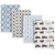 Hudson Baby Infant Boy Cotton Flannel Burp Cloths 4pk, Forest, One Size