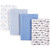 Hudson Baby Infant Boy Cotton Flannel Burp Cloths 4pk, Forest, One Size