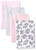 Hudson Baby Infant Boy Cotton Flannel Burp Cloths 4pk, Forest, One Size