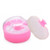 2pcs Fluffy Body Powder Case Talcum Powder Puff Container Box For Baby Infant Newborn
