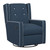 Baby Relax Mikayla Reclining Glider Rocking Chair, Dark Blue
