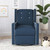 Baby Relax Mikayla Reclining Glider Rocking Chair, Dark Blue