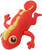 Bath Toy Windup Bathtub Toy Swimming Lizard Clockwork Water Toy Swimming Bath Toys For Toddlers & Kids Red