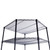 Heavy Wire Steel 6 Tier Corner Shelf Polygonal Rolling Home Garage Storage Rack
