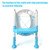 Bestgoods Potty Toilet Training Seat With Step Stool Ladder, Non-slip Kids Toilet Potty Soft Padded Step Up, Training Stool Chair Toddler Ladder For All Standard Sizes And Toilet Seat