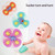 Binyou Shower Toy Highchair Toys With Strong Suction Cup Mold-free Baby Education Toy