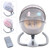 Baby Swing For Infants, Electric Bouncer For Babies, Portable Swing For Baby Boys Girls, Remote Control Indoor Baby Rocker With 4 Sway Speeds And 12 Music, Gray
