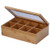 Oceanstar Bamboo Tea Box, Natural