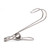 12pcs Stainless Steel Ordinary Note Pad Hook Clip Student Stationery Supplies Hanger Balcony Quilt Laundry Windproof Hanging Clamp Towel Holder