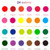 Shangqer 12/24pcs 10ml Food Coloring Set Tasteless Highly Concentrated Multipurpose Vibrant Rainbow Color Liquid Food Dye For Baking Cooking Decorating