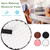 Aohao 4pcs Reusable Make Up Remover Pads,washable Makeup Removal Pad Double-sided Eco-friendly Face Cleansing Cotton Puff For All Skin