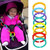 24pcs Children Kids Baby Teether Rainbow Abs Ring Links Infant Stroller Gym Play Mat Toys 24 Pcs Teether Children Kids Baby Rainbow Abs Ring Links Infant Stroller Gym Play