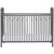 Little Seeds Monarch Hill Ivy Metal Crib, Gray