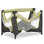 Dream On Me Zodiak Portable Playard With Carry Bag & Shoulder Strap, Grey/green