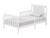 Oxford Baby Lazio Wood Toddler Bed, Snow White
