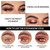 Cream Eyeshadow Stick, Shimmer Eyeshadow Pencil Crayon Long Lasting &waterproof Eyeshadow Highlighter Stick, 03#