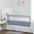 Regalo Extra Long Hideaway Bedrail, Gray Baby Safety Rail, Safety Bed Rail