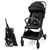 Besrey Lightweight Baby Stroller With Gravity Self-folding, Compact Travel Stroller With Full-size Canopy & Storage For 0-3 Years Infants, Black
