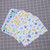 4pcs 45x30cm Baby Waterproof Sheet Urine Changing Pads Cartoon Reusable Infant Bedding Nappy Burp Mattress(mixed)