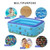 Willstar Baby Swimming Inflatable Pool Pvc Material Inflatable Lounge Pool For Baby Kids Blow Up Kiddie Pool For Family Outdoor Garden Backyard