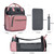 Vbiger Changing Pad Included Large Capacity Insulated Pockets Stroller Straps Included Backpack Diaper Bag, Black & Gray