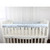 2 Pcs Crib Protection Wraps Edge Baby Anti-bite Solid Color Bed Fence Guardrail Rail Cover Soft Cotton Baby Safe Teething Chewing Breathable Protector Padded Crib Bumper Safe Cotton Crib Rail Cover