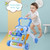 3 In 1 Piano Drum Baby Learning Walker With Sound & Light,baby Toddler Toys,multi-color