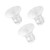Lifcasual 3pcs Breast Pump Flange Inserts Breast Shield Converter Practical Flanges Breast Pump Replacement 17mm 19mm 21mm