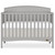 Dream On Me Eden 5-in-1 Convertible Full Panel Crib In Pebble Gray