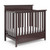 Storkcraft Petal 4-in-1 Convertible Baby Crib With Mattress Espresso