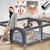 Bubblbay Baby Playpen, Extra Large Play Yard 79*71inch With 1 Storage, 4 Pull Handles, Gate For Baby Indoor & Outdoor Activity
